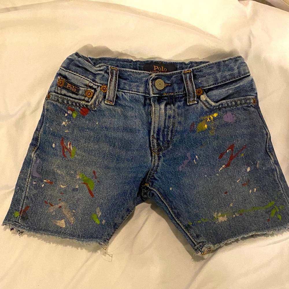 Polo by Ralph Lauren Kids Artistic Denim Shorts